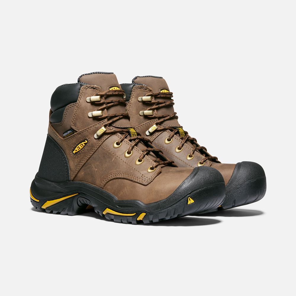 Cizme Keen Romania Barbati Maro Mt Vernon 6\" (Steel Toe) 5681-NFDTZ